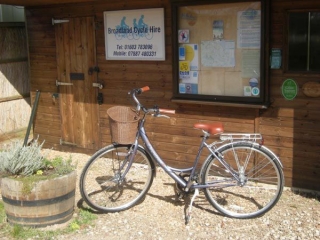  我们的一辆传统风格自行车 